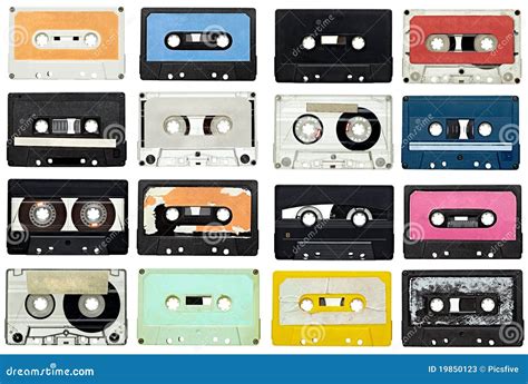 Audio tape stock image. Image of group, black, party - 19850123