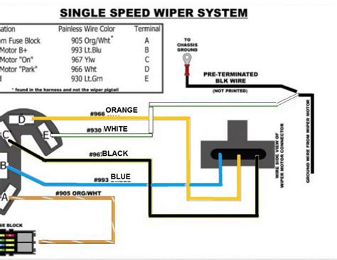 [View 35+] Ford 5 Wire Wiper Motor Wiring Diagram