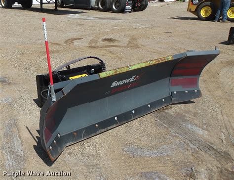 Snow Ex Speedwing skid steer snow plow in Roseville, MN | Item DC2746 sold | Purple Wave