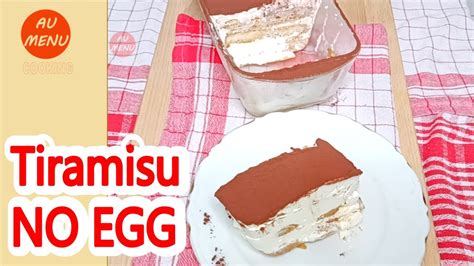 Tiramisu sans oeufs : la recette en 2 étapes #AU010101 - YouTube