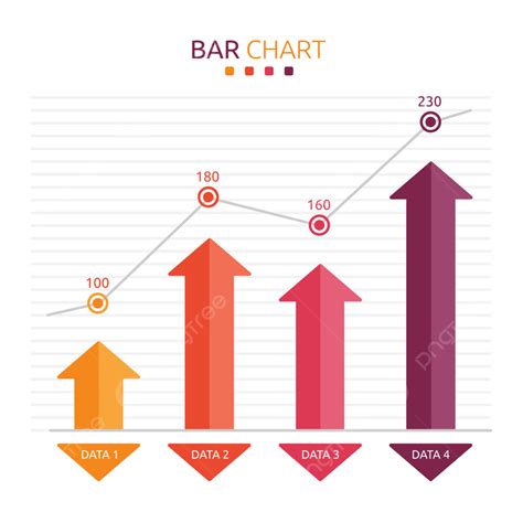 Gambar Panah Bar Grafik Grafik Infografis Data Statistik, Modern, Turun, Bisnis PNG dan Vektor ...