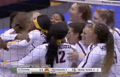 Gopher volleyball rallies to reach final 8 of NCAA tournament - Bring Me The News