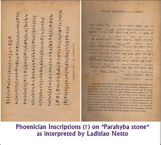 The “Phoenician” inscriptions from Paraiba, Brazil | Patagonian monsters