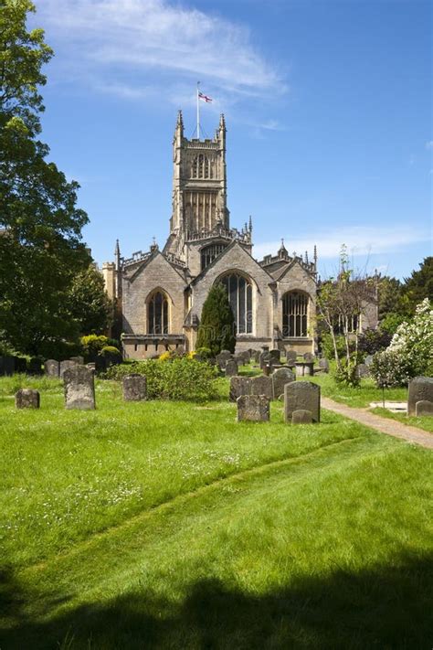 Picturesque Cotswolds, Cirencester Abbey Church Stock Image - Image of british, destination ...