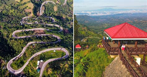 Quezon “Zigzag” Road Aerial View along BuDa Road in Bukidnon