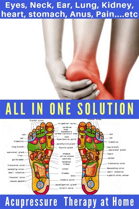 Acupressure foot pain therapy at home #acupressure #therapy | Knee pain, Foot pain remedy, Knee ...