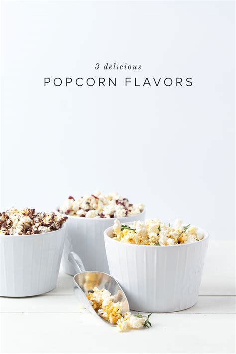 Unique popcorn flavors