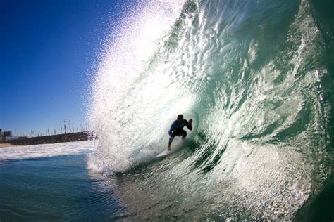 Surfing Redondo Beach Breakwall, El Porto, January 6, 2012 by Fisher ...