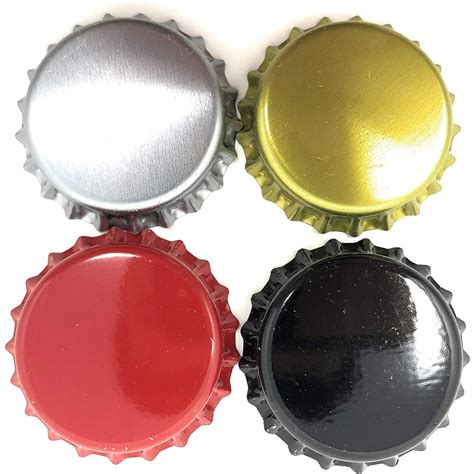 Beer Bottle Crown Caps Oxygen Absorbing for HomeBrew, 4 Colors (200 ...