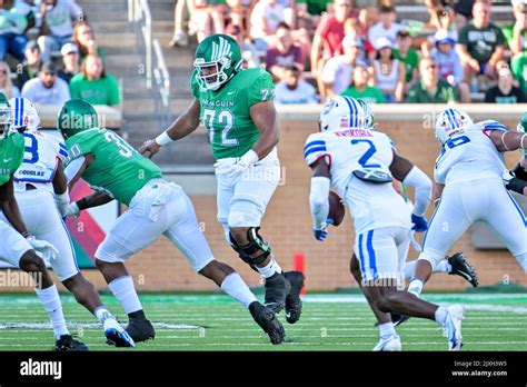 DENTON, TX - September 3rd: .North Texas Mean Green offensive lineman ...