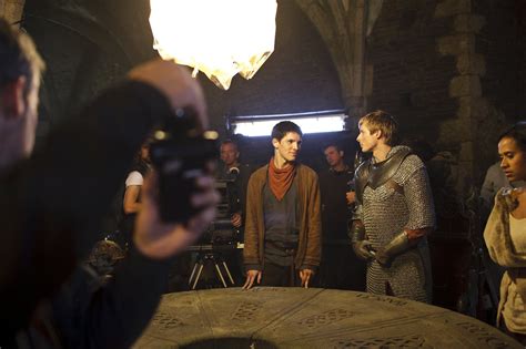 Merlin - Behind the Scenes - Bradley James Photo (33928529) - Fanpop