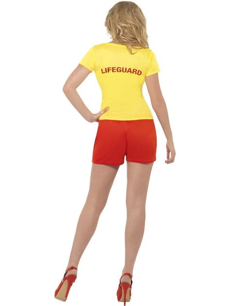 Licensed Baywatch Lifeguard Costume Womens Beach Patrol Fancy Dress – Disguises Costumes Hire ...