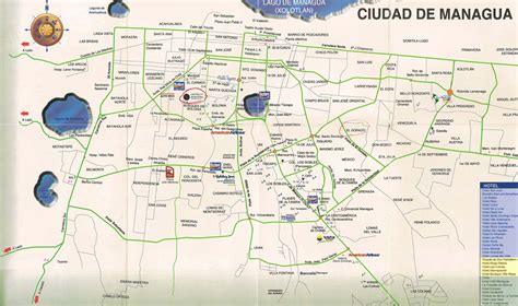 Mapas de Manágua – Nicaragua - MapasBlog