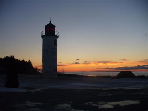 Sunrise, Beaver Island lighthouse, by Lori Souders | Beaver island, Island lighthouse, Lighthouse