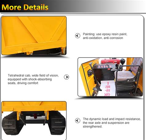 Supply Hydraulic Mini Crawler dumper Crawler transporter Factory ...