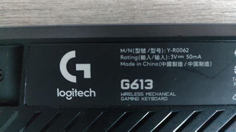 Logitech G613 Wireless Mechanical Keyboard, Computers & Tech, Parts ...