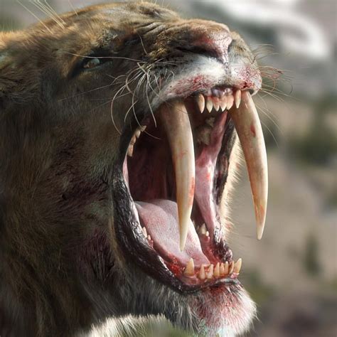 Discovery on Instagram: “Smile it's Smilodon! Better known to us as the Saber Tooth Tiger, this ...