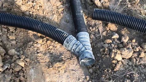 Installing Gutter Drain Lines - YouTube