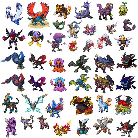 Some of my Best Pokemon Sprites I Made in the Past!(When I made Fusions all the time.) : r ...