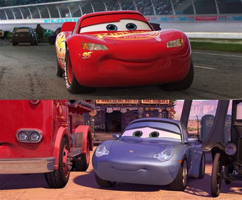 Cars Lightning Mcqueen And Sally 1