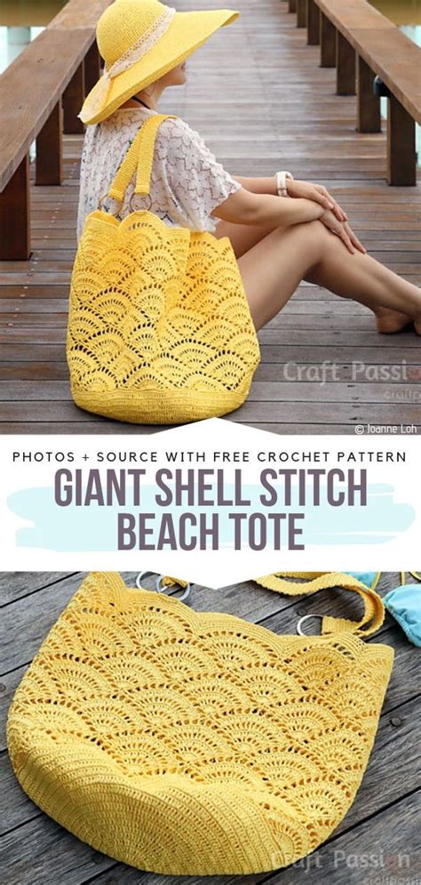 Crochet Beach Bags - Free Patterns | Crochet beach bags, Crochet tote ...