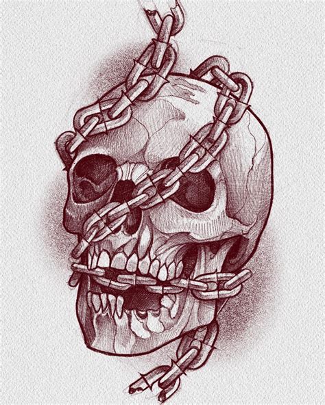 Pin by Tibério Freitas on Ideias pra Tattoo | Skull art drawing, Skulls drawing, Skull art