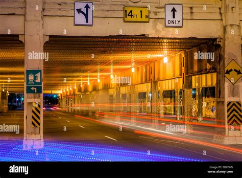 Underpass at night hi-res stock photography and images - Alamy