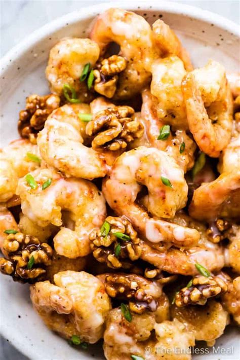 Honey Walnut Shrimp (easy + healthier recipe!) - The Endless Meal®