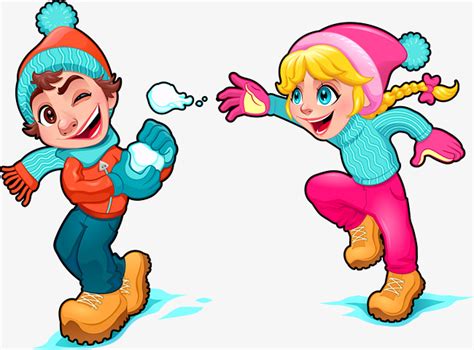 Snowball Fight Clipart at GetDrawings | Free download