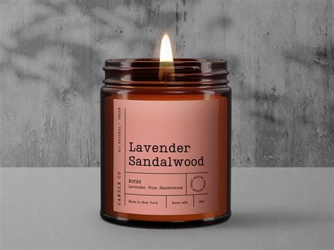 Typewriter Candle Label Template Printable Jar Label DIY - Etsy