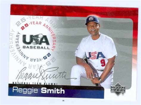 Reggie Smith autographed 2004 USA Baseball Upper Deck Baseball Card #167