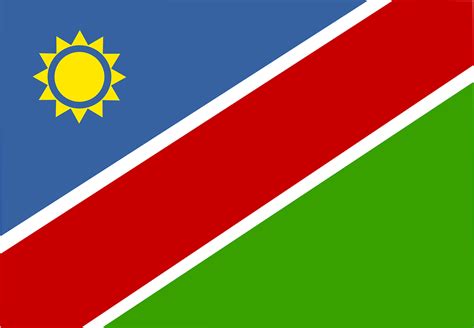 Namibia Bandera Nacional · Gráficos vectoriales gratis en Pixabay