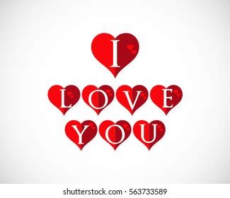 Love You Heart Logo Stock Vector (Royalty Free) 563733589 | Shutterstock