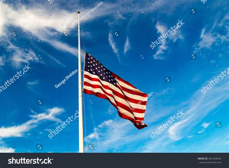 441 American Flag Half Staff Images, Stock Photos, 3D objects ...