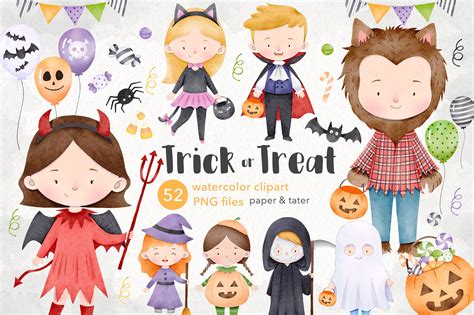 Trick Or Treat Clipart For Kids