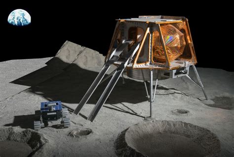 Artist’s impression of the lander and rover… | The Planetary Society