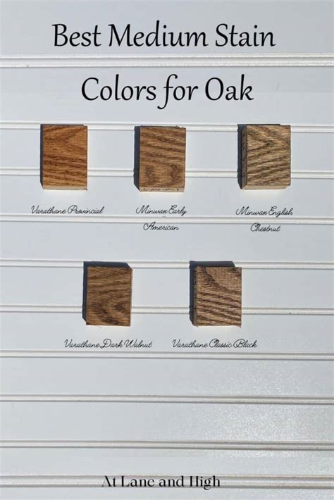 Best Wood Stains for Oak | At Lane and High