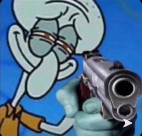 Squidward with a gun +25 attack - 50 confidence : r/ItemShop