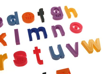 TVOKIDS Lowercase Alphabet 3D Printed Letters Logo 3D Printing - Etsy