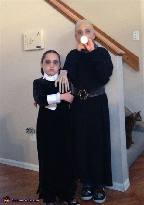 Addams Family Wednesday and Uncle Fester Costume | DIY Costumes Under $65