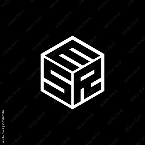 SRM letter logo design with black background in illustrator, cube logo, vector logo, modern ...