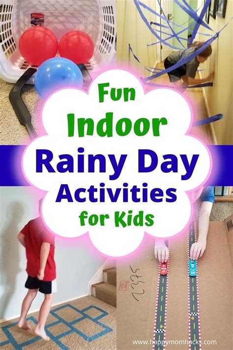 Fun Rainy Day Activities for Kids & Indoor Games | Happy Mom Hacks ...