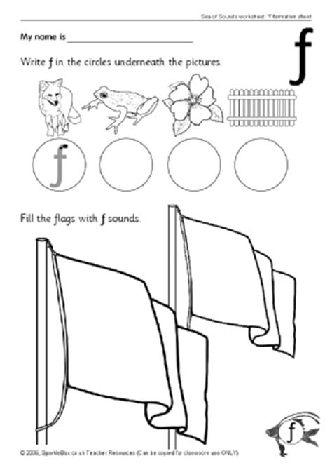 Letter F Phonics Activities and Printable Teaching Resources - SparkleBox