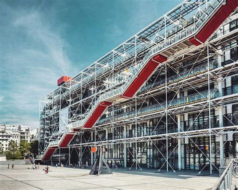 Centre Pompidou, Renzo Piano and Richard Rogers, 1971-77, Paris, France ...