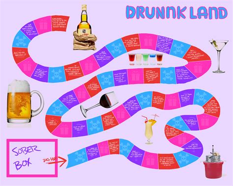 Drinking Game [Drunkland board] by HoodieSlenderverse on DeviantArt