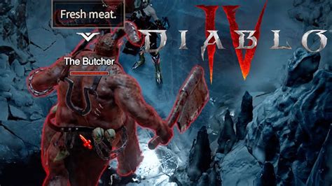 Diablo 4 The Butcher Boss Fight Easter Egg! Diablo IV Gameplay - YouTube