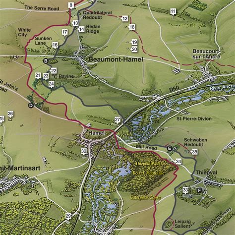 The Battle of The Somme aerial Map detail. Ww1 History, History Facts, Military History ...