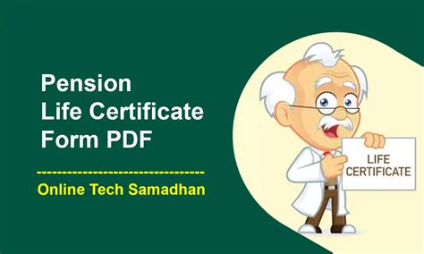 Pension Life Certificate Form PDF Download