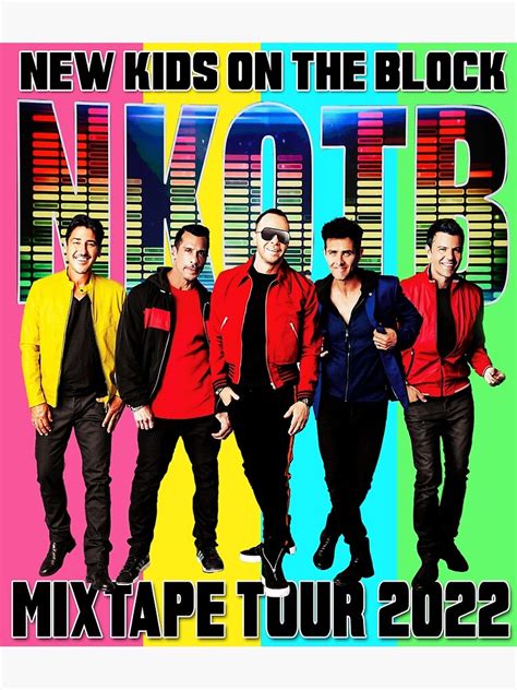 "nkotb mixtape tour 2022" Poster for Sale by rizkypratam | Redbubble