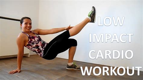 20 Minute Low Impact Cardio Workout For Beginners - YouTube